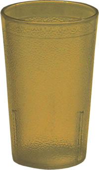 Tumbler, Plastic Pebbled Stacking Amber 8 oz