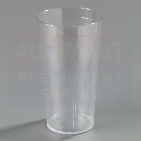 Tumbler, Plastic Pebbled Stacking Clear 12 oz
