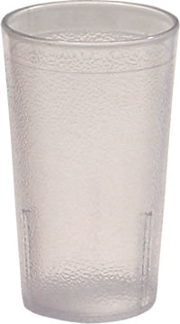 Tumbler, Plastic Pebbled Stacking Clear 16 oz