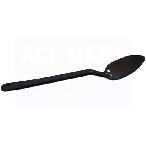 11� Black Solid Serving Spoon