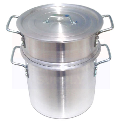 12 qt. Aluminum Double Boiler with 12 qt.Insert