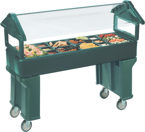 Food Bar, Portable, Green, 6'