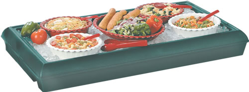 Carlisle Food Service - Food Bar, Tabletop, Forest Green, 4'