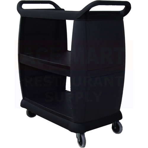 Black 3 Shelf Cart