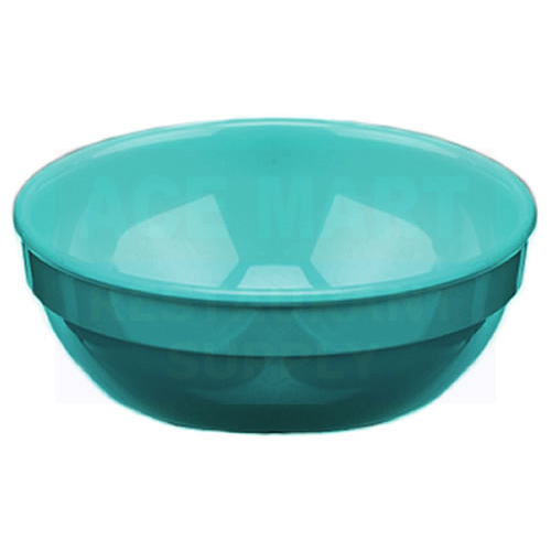 15 oz. Teal Polycarbonate Nappie Bowl