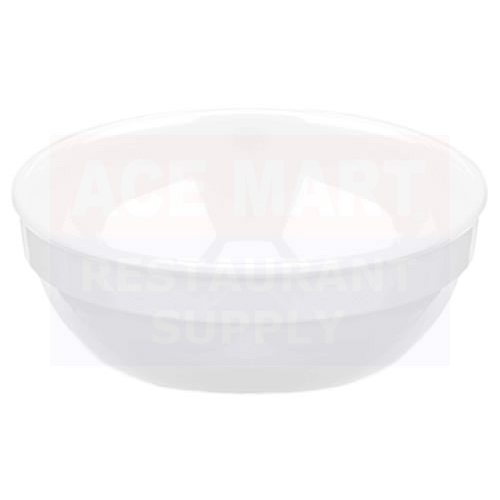 15 oz. White Polycarbonate Nappie Bowl