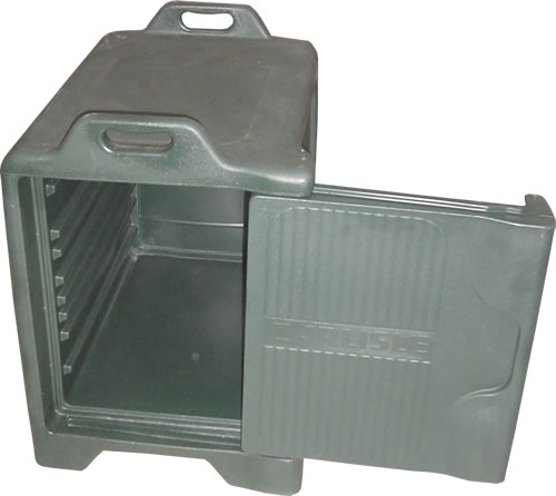 Carlisle Food Service - Pan Carrier, End Loader, Slide/Seal Door, Green