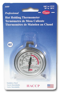 Thermometer, Hot Holding 100°/175°F