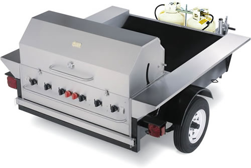Crown Verity - Tailgate Mobile Outdoor Grill LP