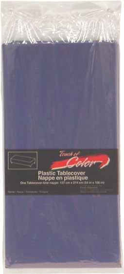 Creative Expressions - Tablecover, Plastic Blue