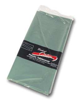 Tablecover, Disposable Plastic, Green, 54