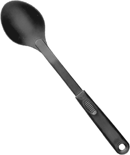 Spoon, Nylon Solid Black