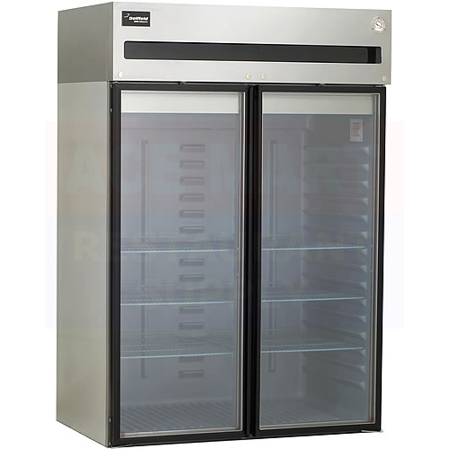 Delfield - Two Glass Door Reach-In Refrigerator