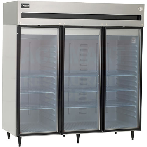 Three Glass Door Reach-In Refrigerator