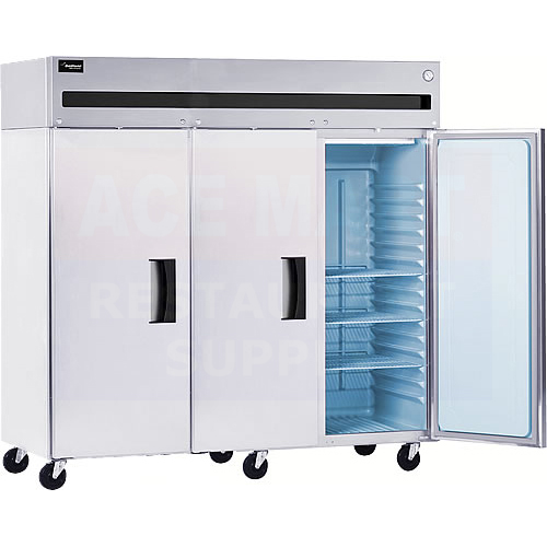 Three Door Reach-In Refrigerator