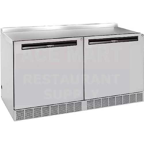 Two Door Front Breathing Work Top Refrigerator