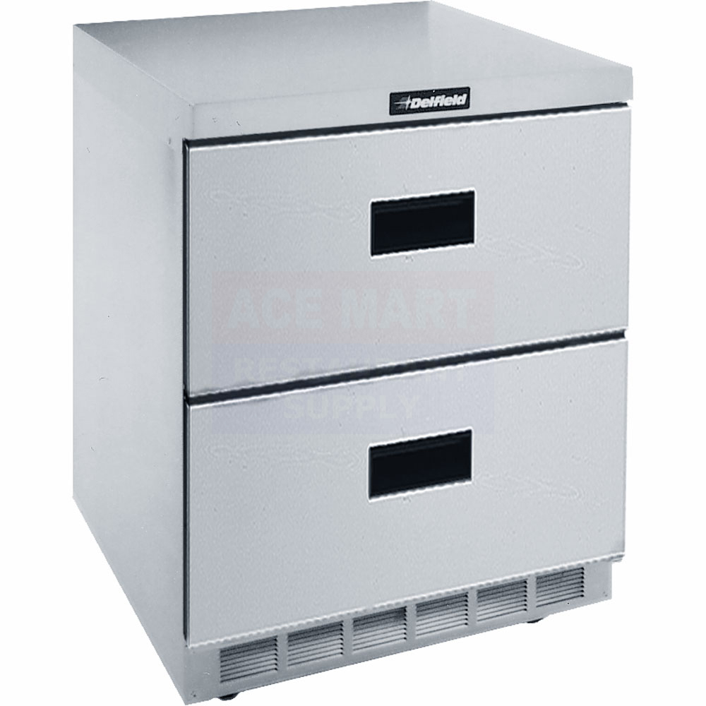 Delfield - Three Drawer Front Breathing Undercounter Refrigerator