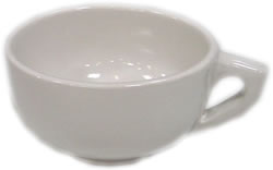 Cup, Latte/Soup, China, White, 14 oz