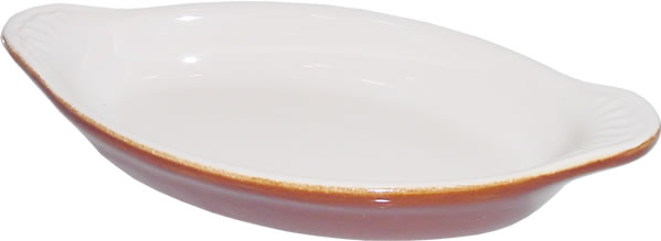 Diversified Ceramics Corp. - Rarebit, Ceramic, Brown/White, 12 oz