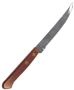 Knife, Steak, Economy, Wood Handle