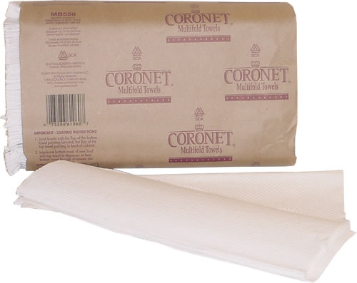 SCA Tissue North America - Paper Towel, Multifold, White