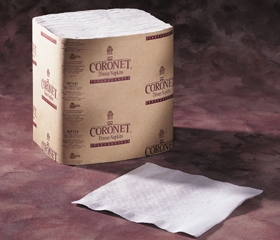 SCA Tissue North America - Napkin, Dinner, Disposable, White