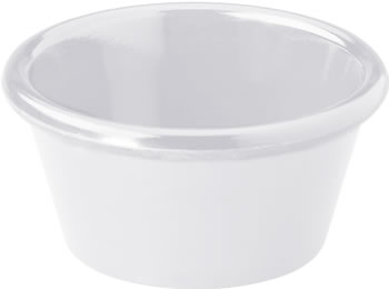 Gessner Products - Ramekin, Plastic, White, 6 oz