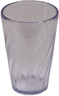 G.E.T. Enterprises Inc. - Tumbler, Plastic Tahiti Clear 24 oz