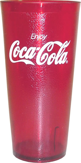 G.E.T. Enterprises Inc. - Tumbler, Plastic Coca-Cola Red 24 oz