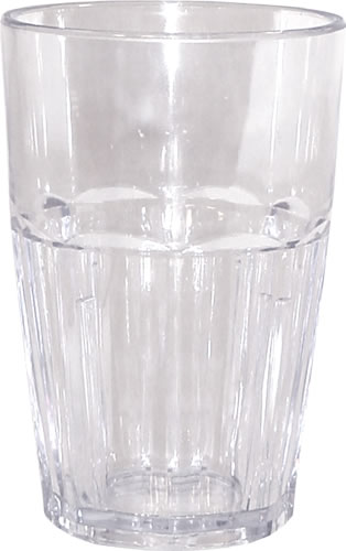 Tumbler, Plastic Double Bahama Double RocksClear 10 oz