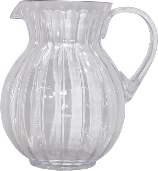 Pitcher, Beverage, Tahiti, Plastic, Clear, 90 oz