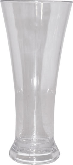 Glass, Pilsner, Heavy Plastic, 12 oz