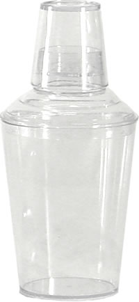 Shaker, Plastic Clear 17-1/2 oz