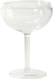 Glass, Margarita, Heavy Plastic, 12 oz