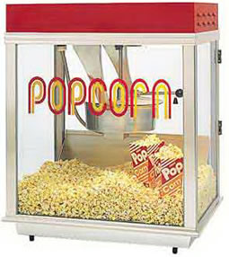 Popcorn Machine, Econo Popper, 14 oz