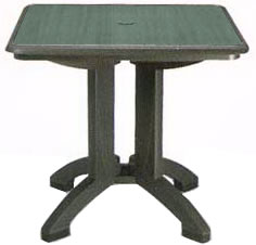 Grosfillex Inc. - Table, Patio Vega Green 32