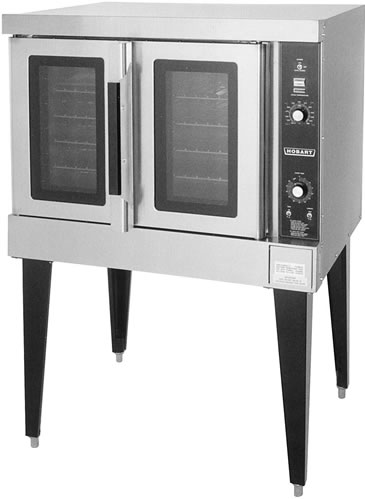 Hobart Corp. - Oven, Convection, Full Size, Double Glass Door, Stainless, 208v