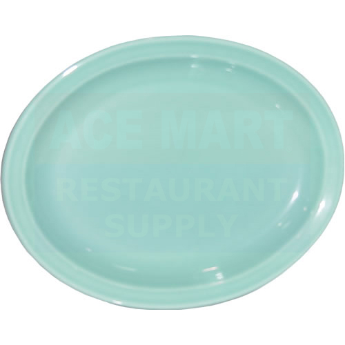 Homer Laughlin China Co. - Platter, China, Turquoise, 11-3/8