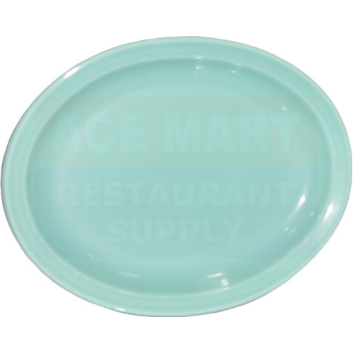 Platter, China, Turquoise, 11-3/8