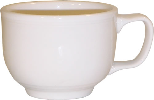 Homer Laughlin China Co. - Mug, Soup, China, Jumbo, White, 18 oz