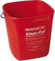 San Jamar Inc. - Pail, Sanitizing, Red, 3 qt