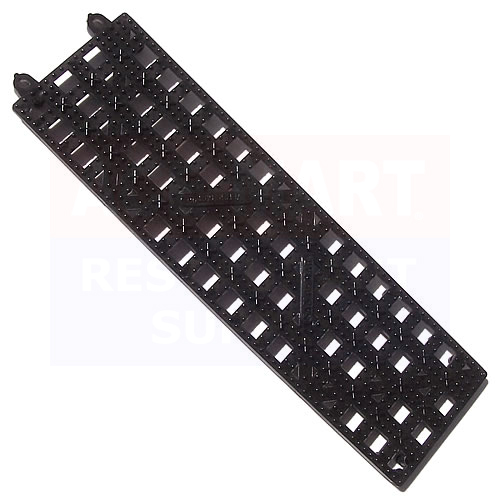 San Jamar Inc. - 3-1/2� x 12� Black Versa-Mat Strip