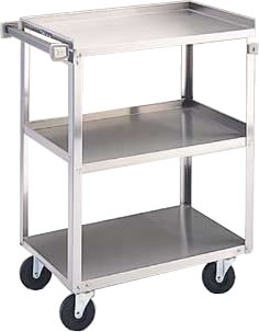 Stainless Steel Utility Cart, 300 lb. Capacity
