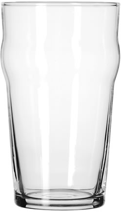 Glass, Pub, English, Heat Treated, 20 oz