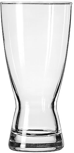 Glass, Beer Pilsner, Hourglass, 15 oz
