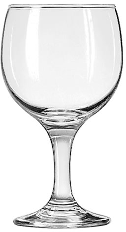 Libbey Glass Inc. - Glass, Wine, Embassy, 10-1/2 oz