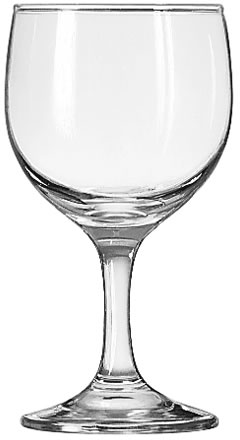 Libbey Glass Inc. - Glass, Wine, Embassy, 8-1/2 oz