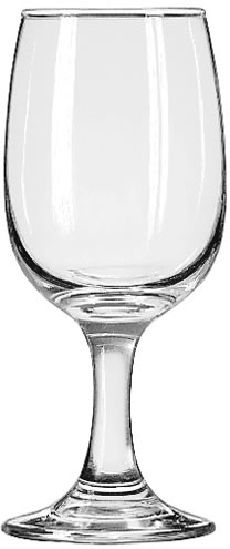 Libbey Glass Inc. - Glass, Wine, Embassy, Tall, 8-1/2 oz