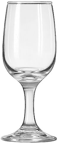 Libbey Glass Inc. - Glass, Wine, Embassy, Tall, 6-1/2 oz
