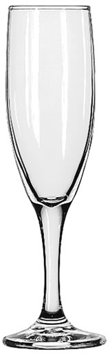 Libbey Glass Inc. - Glass, Champagne Flute, Embassy, 4-1/2 oz